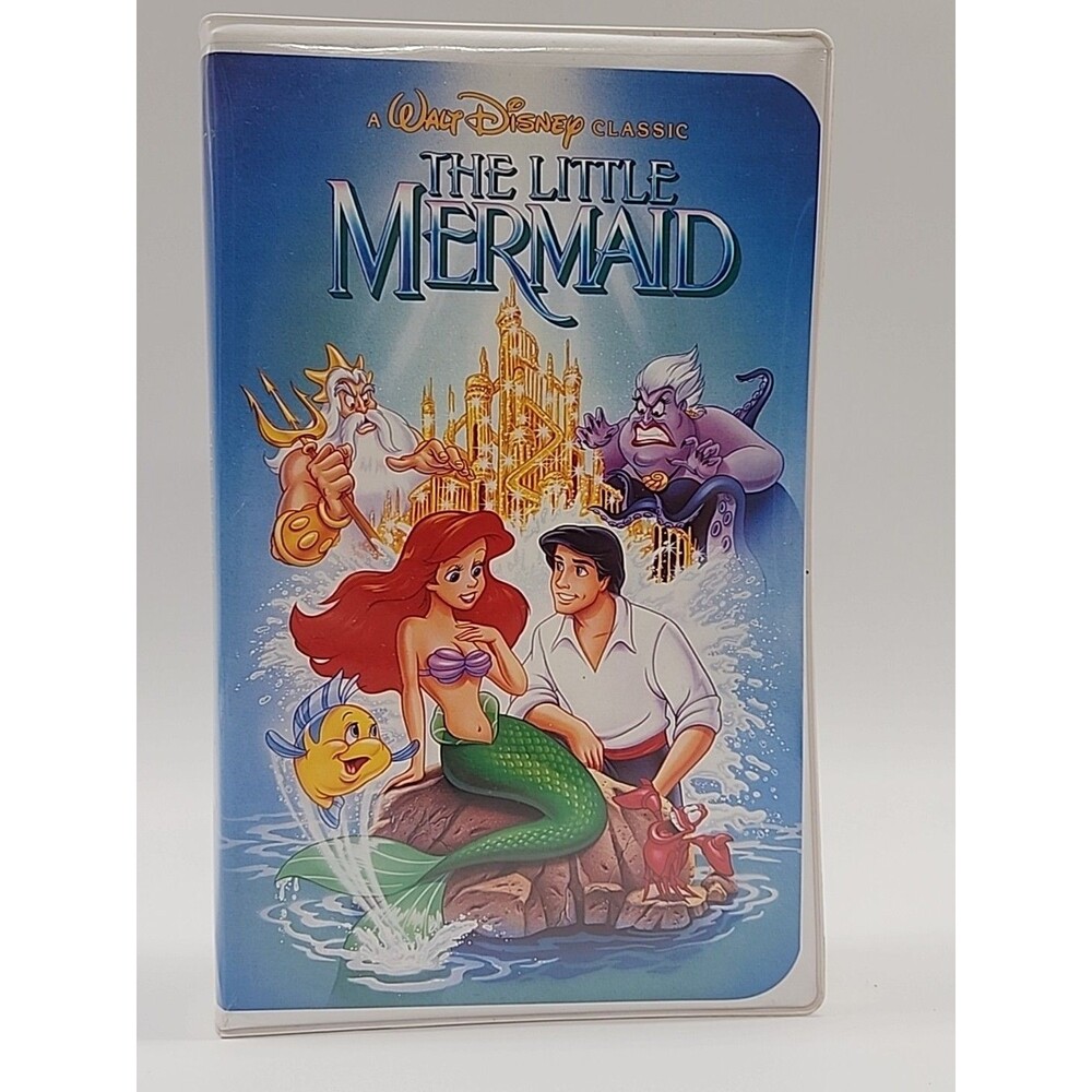 Disney The Little Mermaid (VHS, 1989) Banned Cover THE CLASSICS Black Diamond - Picture 2 of 7